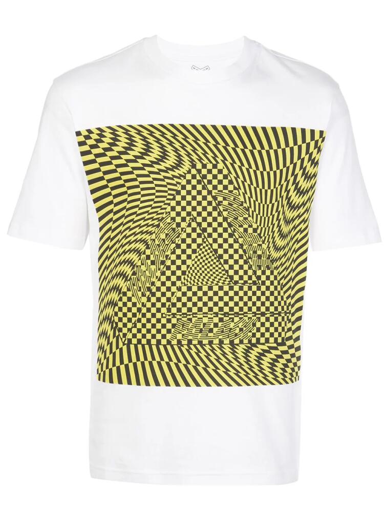 Palace Mash Eye illusion-print T-shirt - White Cover