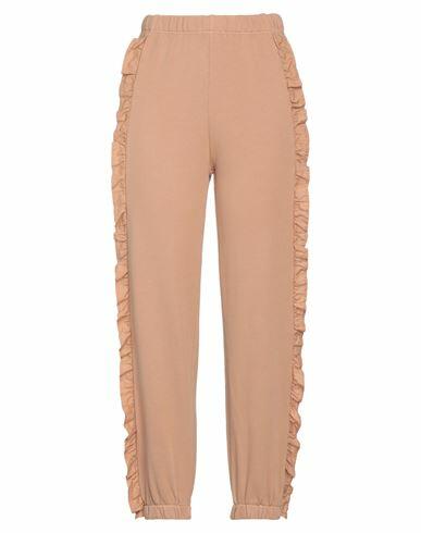 Kontatto Woman Pants Camel Cotton, Elastane Cover