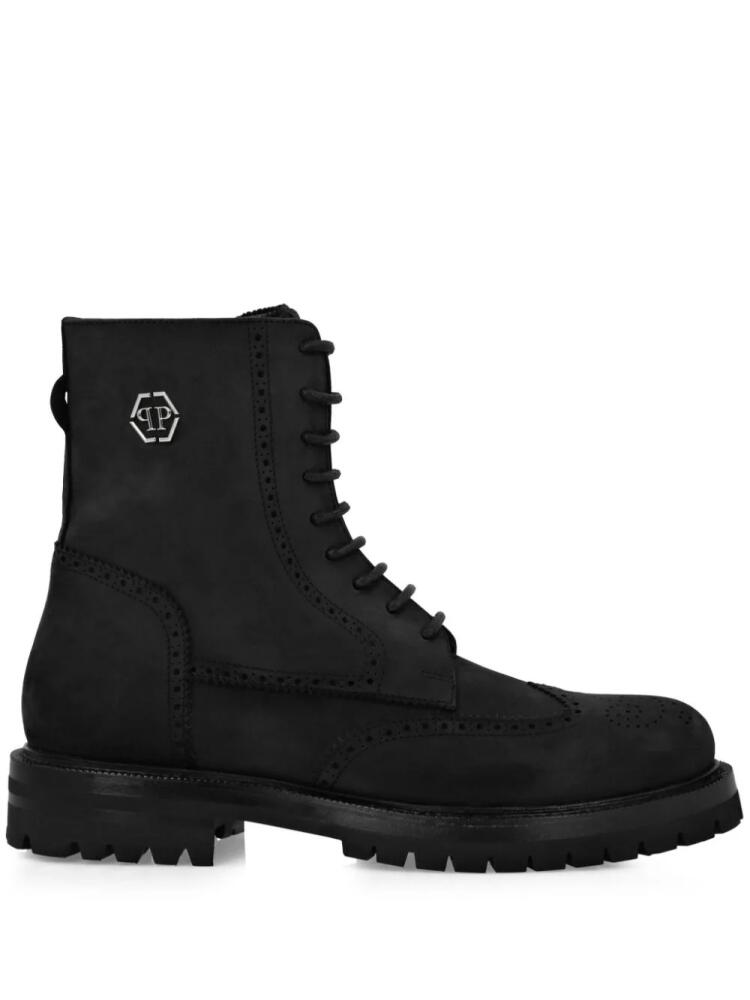 Philipp Plein Nubuck boots - Black Cover