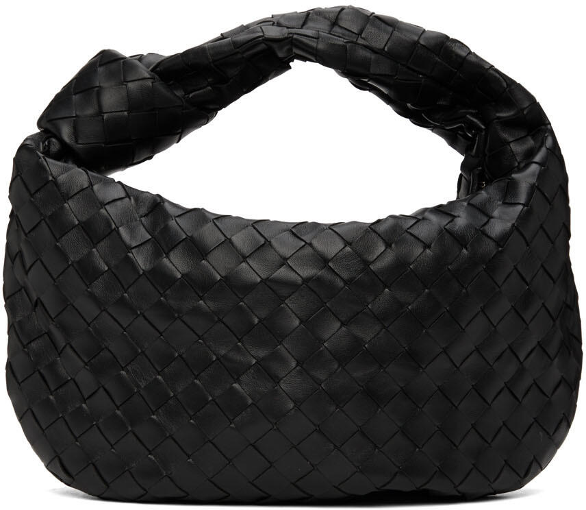 Bottega Veneta Black Teen Jodie Messenger Bag Cover