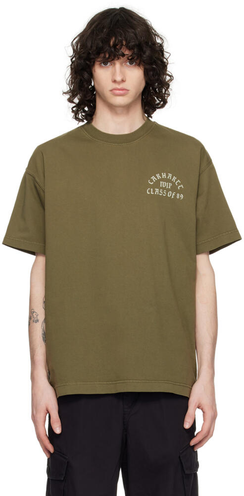 Carhartt Work In Progress Khaki 'Class Of 89' T-Shirt Cover