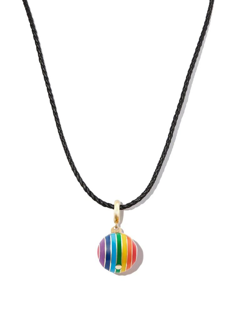 Lauren Rubinski 14kt yellow gold rainbow-charm necklace Cover