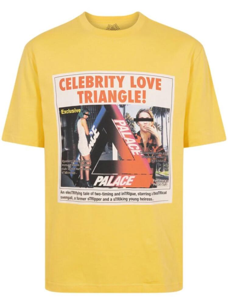 Palace Love Triangle T-Shirt - Yellow Cover