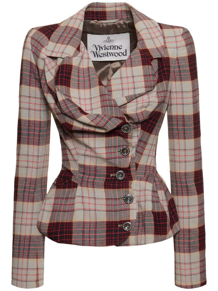 VIVIENNE WESTWOOD Drunken Checked Blazer Cover