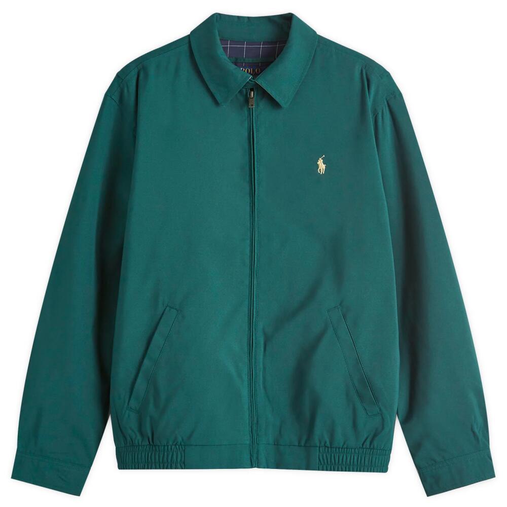 Polo Ralph Lauren Men's Lined Windbreaker Harrington Jacket in Moss Agate Cover