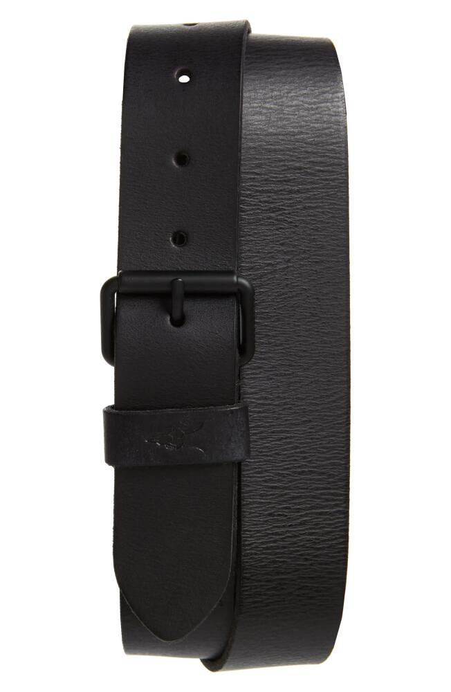 AllSaints Leather Belt in Black Cover