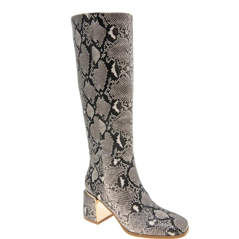 bcbg Seena Knee High Boot in Natural Snake Cover