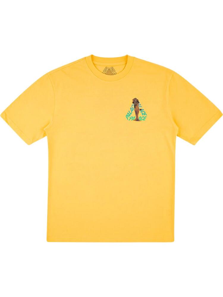 Palace Rolls P3 logo-print T-shirt - Yellow Cover