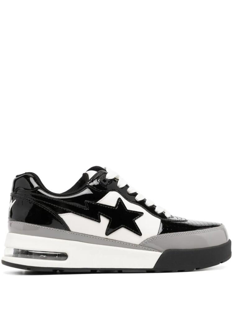 A BATHING APE® Road STA #2 leather sneakers - Black Cover