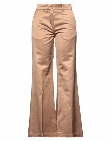 Nude Woman Pants Camel Cotton, Viscose Cover