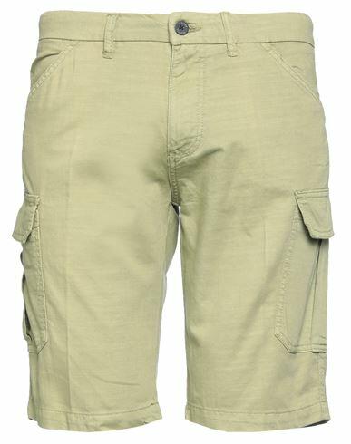 Yes Zee By Essenza Man Shorts & Bermuda Shorts Light green Cotton, Linen Cover