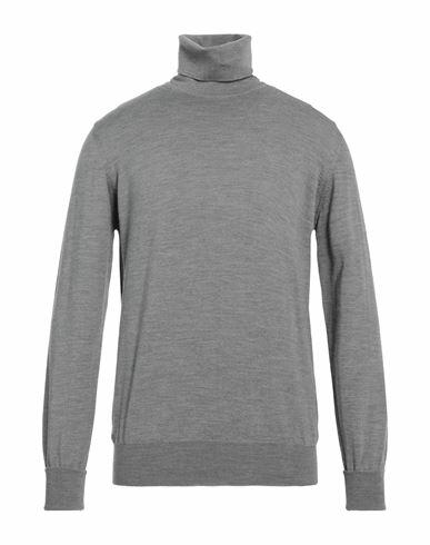 Alpha Studio Man Turtleneck Grey Merino Wool Cover