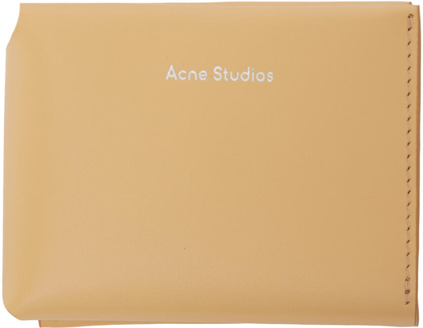 Acne Studios Beige Folded Wallet Cover