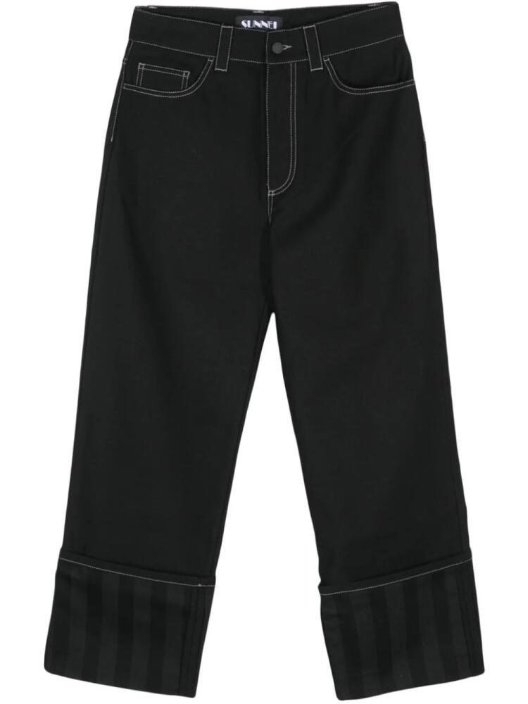 Sunnei straight-leg trousers - Black Cover