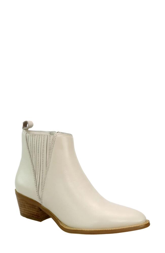 David Tate Focus Bootie in Off White Nappa Cover