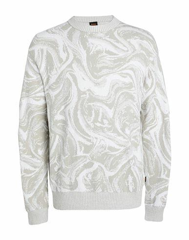 Boss Man Sweater Beige Cotton, Polyamide Cover