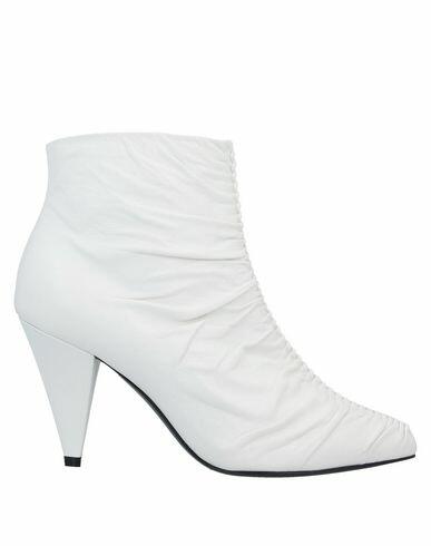 Celine Woman Ankle boots White Kidskin Cover