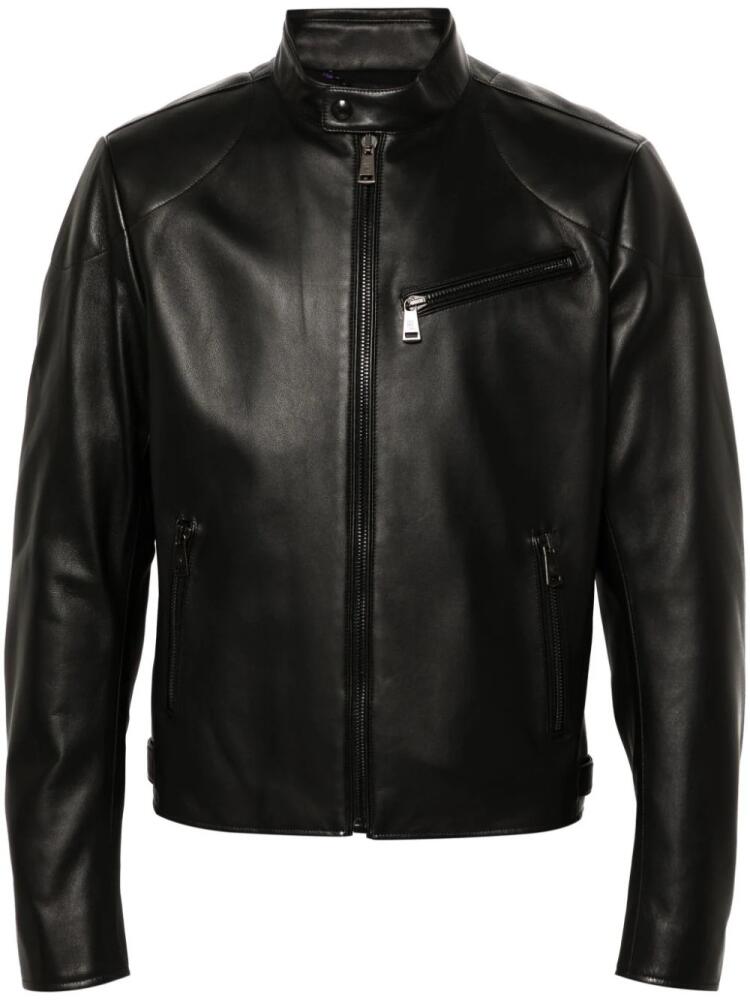 Ralph Lauren Purple Label Randall leather jacket - Black Cover