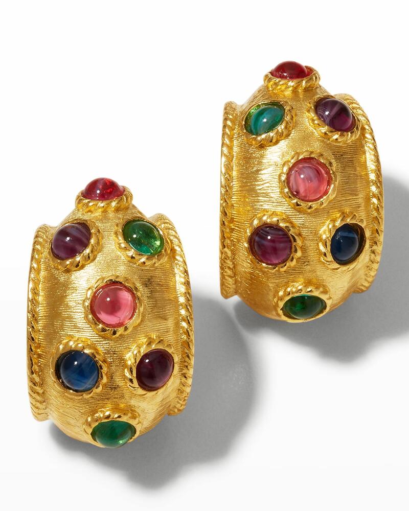 Ben-Amun Byzantine Multi-Stone Hoop Earrings Cover