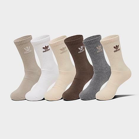 Women's adidas Originals Trefoil Cushion Crew Socks (6-Pack) Cover