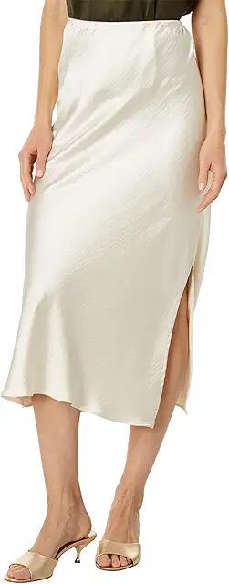 Vince Camuto Midi Pencil Skirt w/ Side Slit (Birch) Women's Skirt Cover