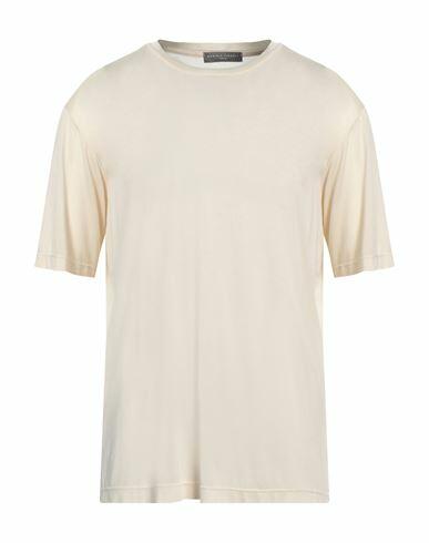 Daniele Fiesoli Man T-shirt Ivory Cupro, Elastane Cover