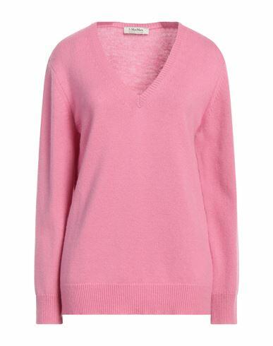 's Max Mara Woman Sweater Pink Wool, Cashmere Cover