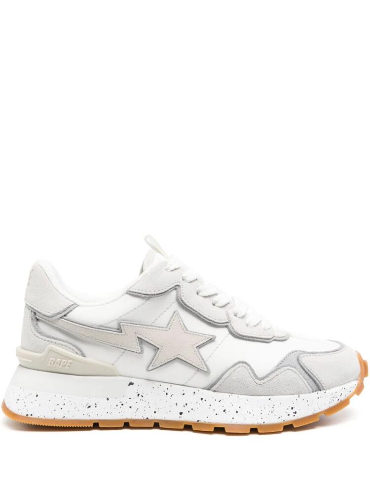 A BATHING APE® Road Sta Express #1 panelled sneakers - Grey Cover