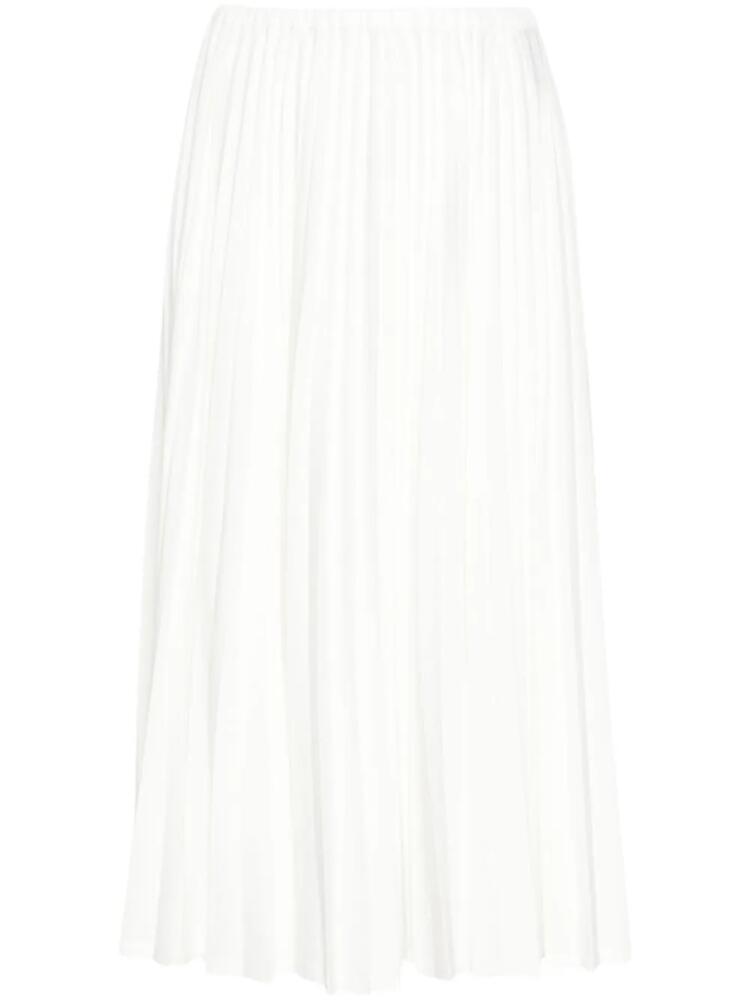 JOSEPH plissé midi skirt - White Cover