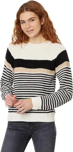 Sanctuary Summit Sweater (White Sand Stripe) Women's Clothing Cover