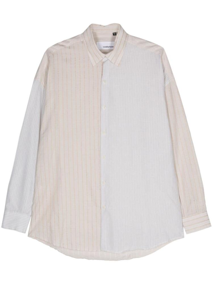 Costumein Valentino striped shirt - Neutrals Cover