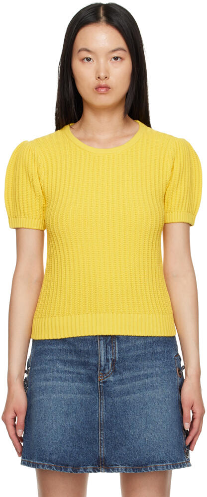 See by Chloé Yellow Rib Sweater Cover