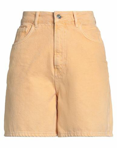 Hinnominate Woman Shorts & Bermuda Shorts Apricot Cotton Cover