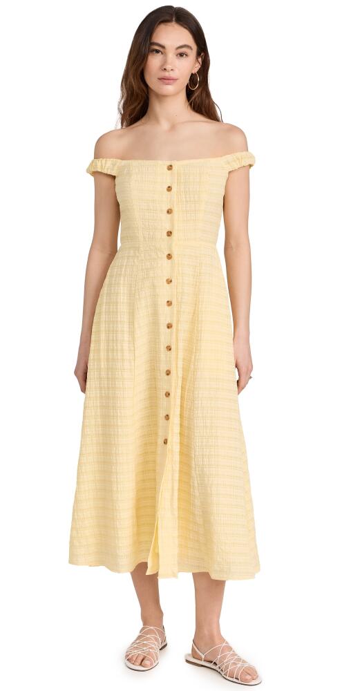 ASTR the Label Harlyn Dress Yellow Cover