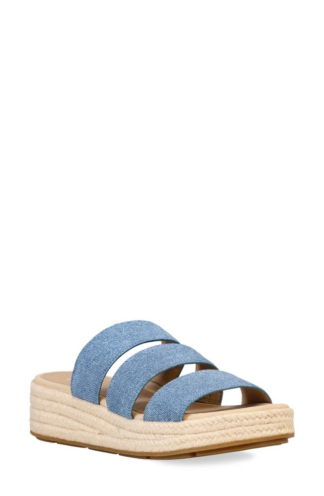 Eileen Fisher Mayla Wedge Sandal in Denim Cover