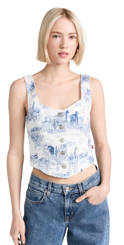 Levi's Alani Corset Western Toile Corset Cover