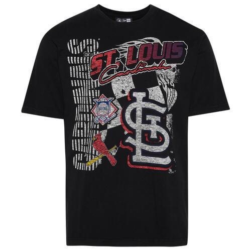 New Era Cardinals Fitted Short Sleeve T-Shirt - Mens Black/Black Cover