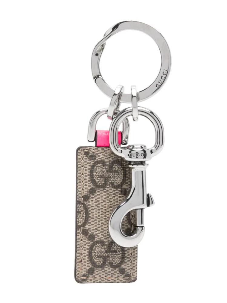 Gucci Ophidia leather keychain - Brown Cover