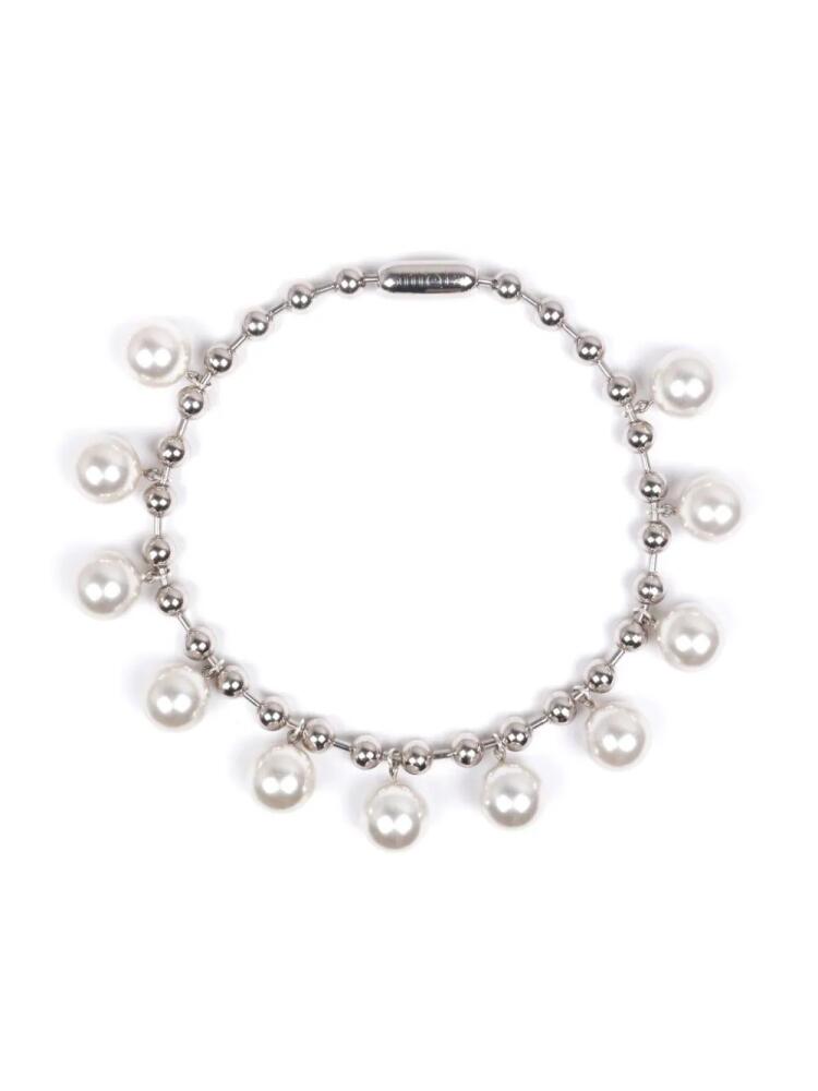 JULIETTA Bellatrix faux-pearl necklace - Silver Cover