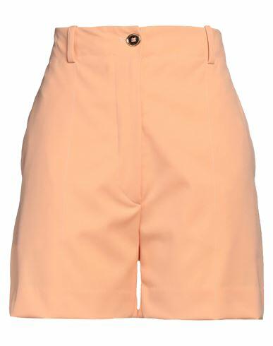 Patou Woman Shorts & Bermuda Shorts Apricot Virgin Wool, Elastane Cover