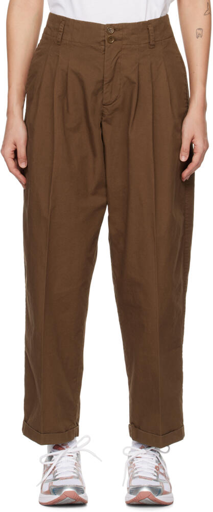 YMC Brown Keaton Trousers Cover