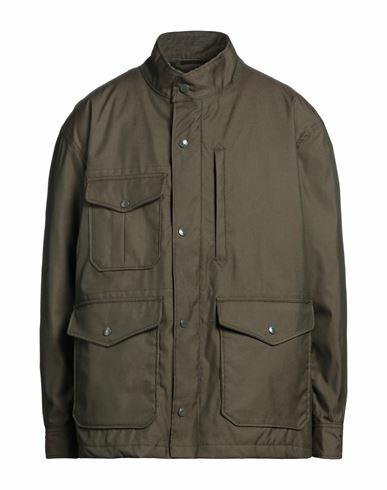 Engineered Garments Man Jacket Military green Cotton, Polyester Cover