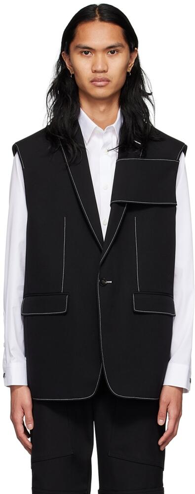 Burberry Black Wool Blazer Cover