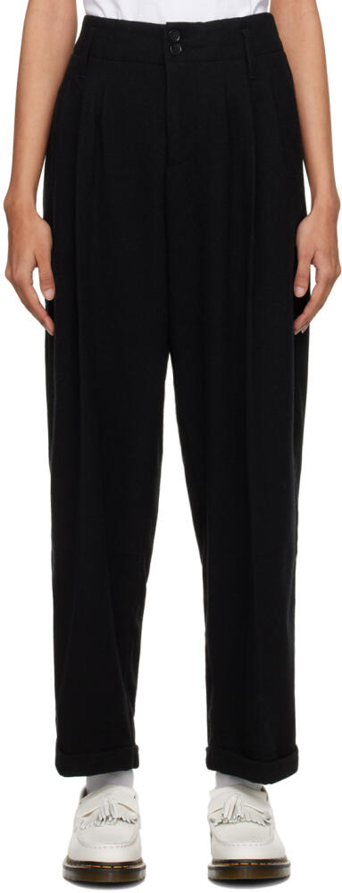 YMC Black Keaton Trousers Cover