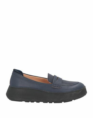 Fitflop Woman Loafers Midnight blue Soft Leather Cover