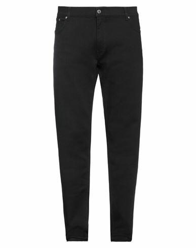 Trussardi Man Jeans Black Cotton, Elastomultiester, Elastane Cover