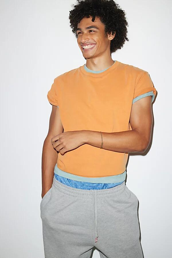 BDG Bonfire T-Shirt Top in Orange Cover