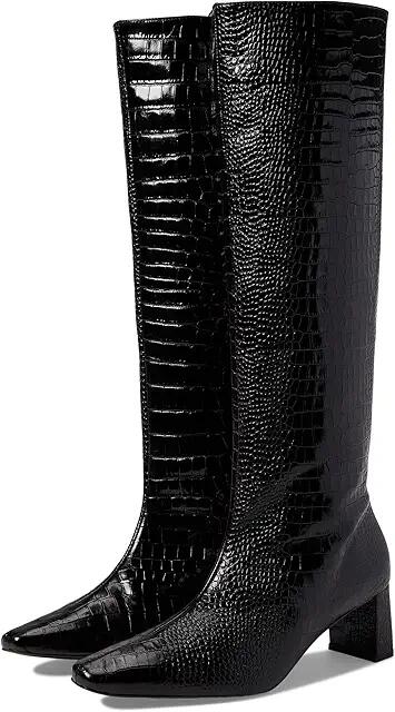 FREDA SALVADOR Phoenix (Black Dark Brown Croc Combo) Women's Boots Cover