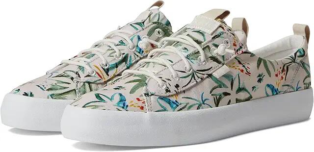 Keds Kickback Leather Slip On (Beige/Multi Island Print) Women's Shoes Cover