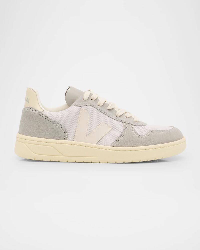 VEJA V-10 Colorblock Low-Top Sneakers Cover